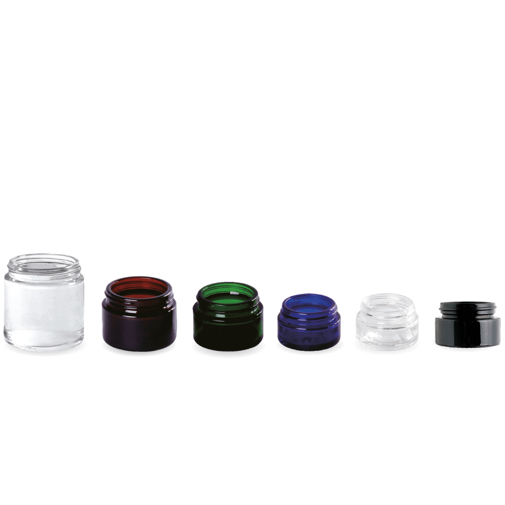 Glass Wide Neck Jars